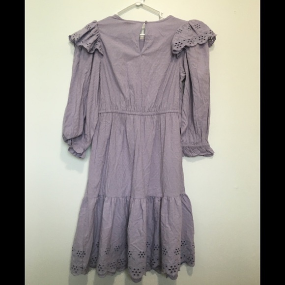 NWT Universal Thread Spring Women's Ruffle Long Sleeve Ruffle Dress - Picture 10 of 12